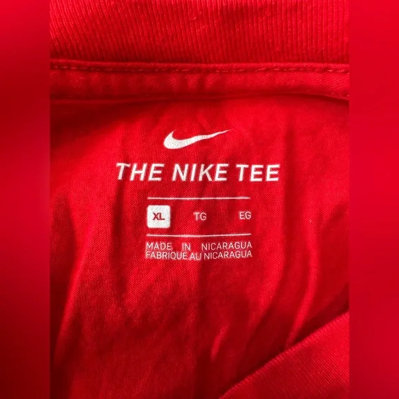 OHIO STATE BUCKEYES RED NIKE VERB SHORT SLEEVE T SHIRT SZ XL - Picture 5 of 6